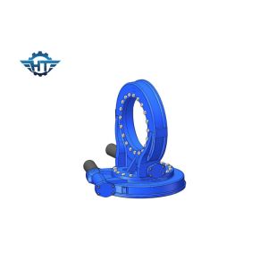 Worm Gear Dual Axis Slew Drive With Enclosed House And Small Backlash For PV