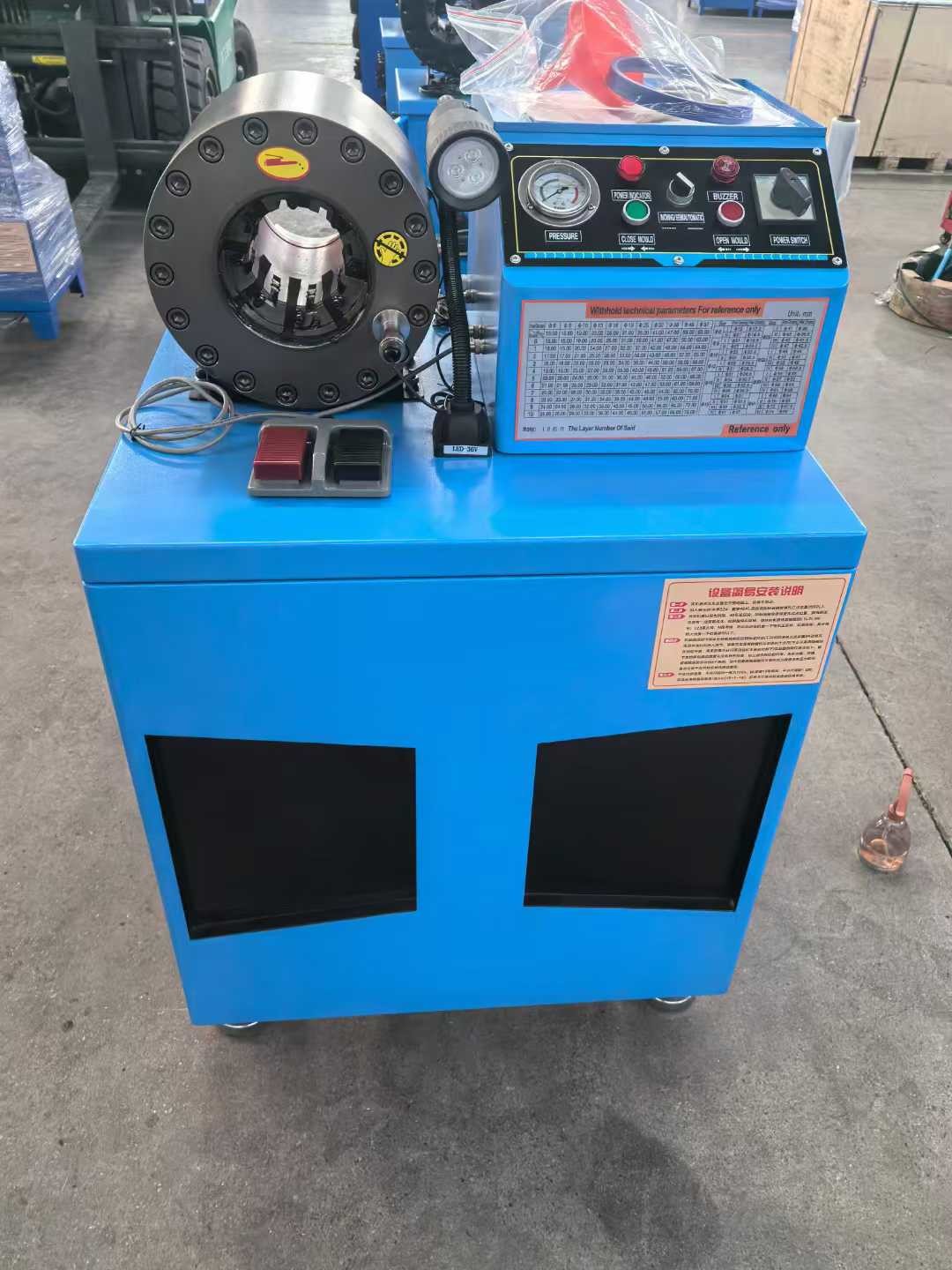 2 Inch Big Power 4Kw Portable Hose Crimping Machine Excavator Hose Press Tool Hydraulic Hose Crimper