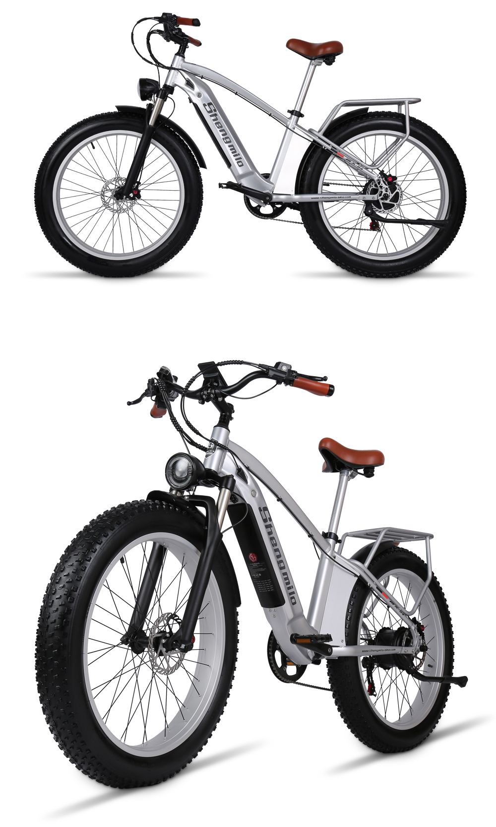 48V 17.5AH LG Battery Retro Electric Bike With Front Suspension 1000W Motor Power