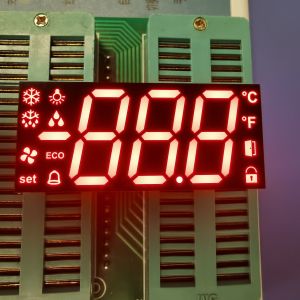 Triple Common Anode 100mcd 17mm 7 Segment LED Display