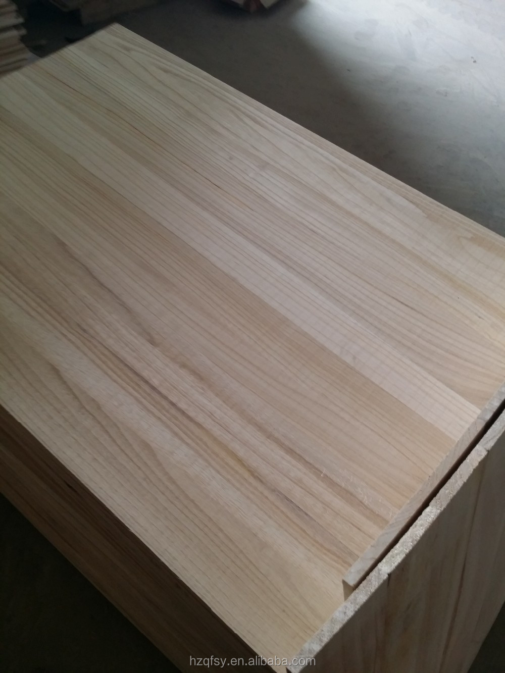 Natural Texture Solid Wood Furniture Poplar Paulownia Pine Plank Edge Glued Board