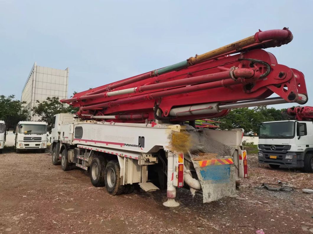 2012 Putzmeister Concrete Boom Pump 56m Truck Mounted Pump Mercedes Benz Machine Equipment