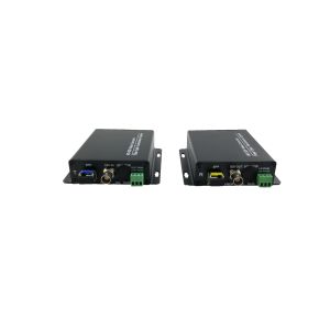 1channel HD SDI transmitter video to fiber converter with RS485 data SFP 8V ~