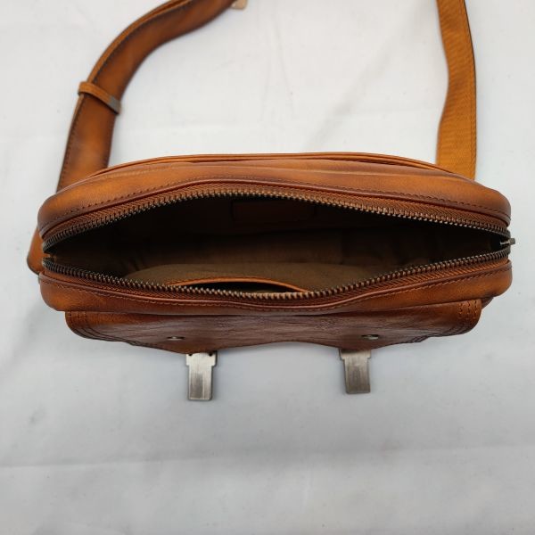 Genuine Leather Vintage Retro Bag Laptop Office Shoulder Bag FGRE17