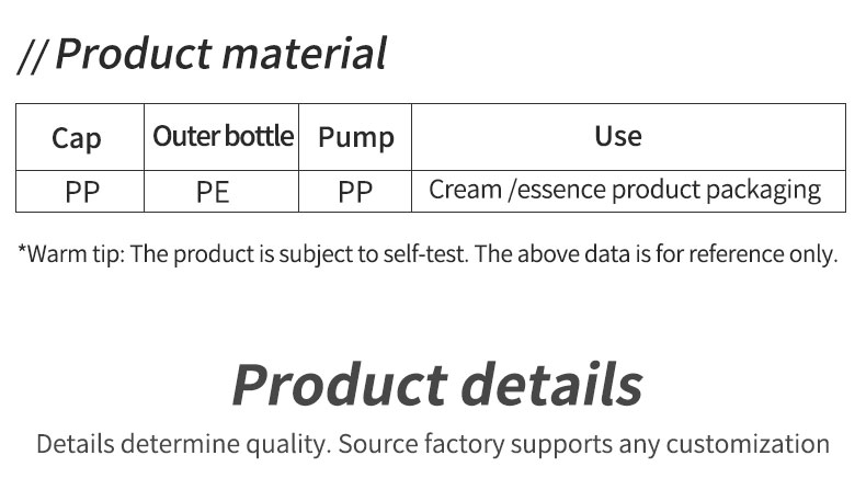 PE Material Cosmetic Lotion Bottles 80ml / 100ml Sunscreen Lotion Bottle For Cosmetics Shampoo