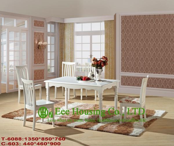Solid Wood Dining Chairs,Solid Wood Dinning Table Furniture With Chairs/Home