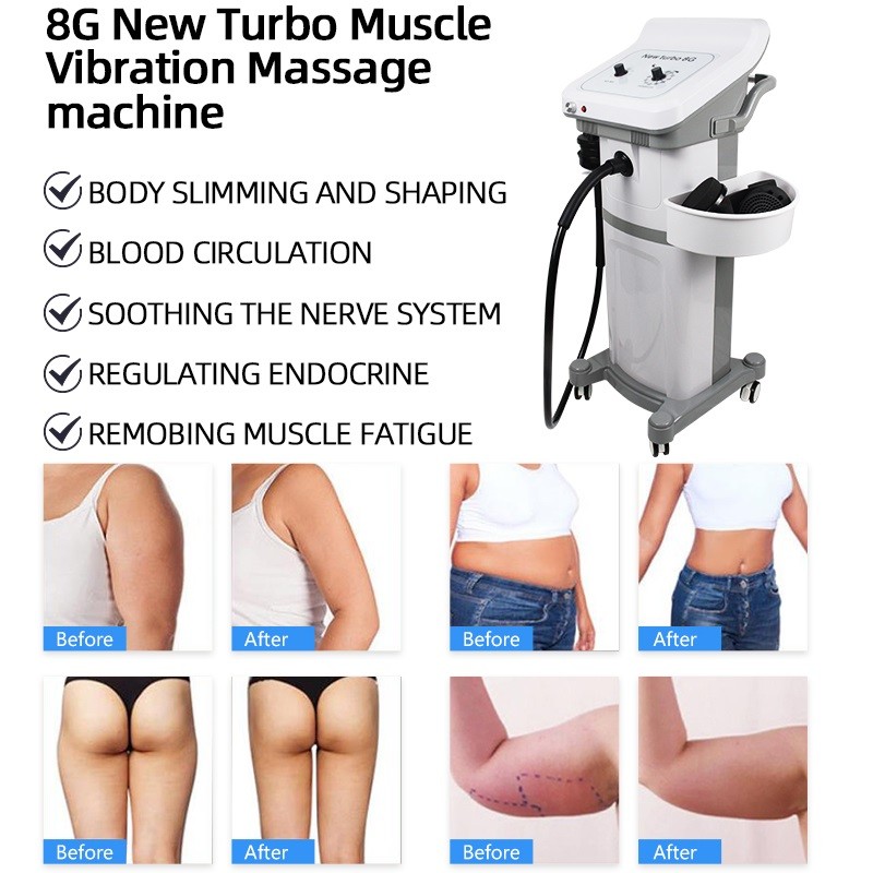 5 Heads Muscle Stimulator Machine 8G High Frequency Vibration Massage G8 Body Slimming Beauty Machine