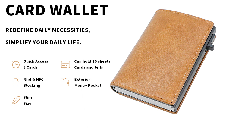 MINIBOOK Pocket Business Aluminum Credit Card Holder Your Essential Accessory