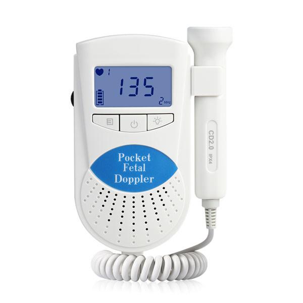 Household Ultrasound Probe Pocket Fetal Doppler For Baby Heart Beat Rate High