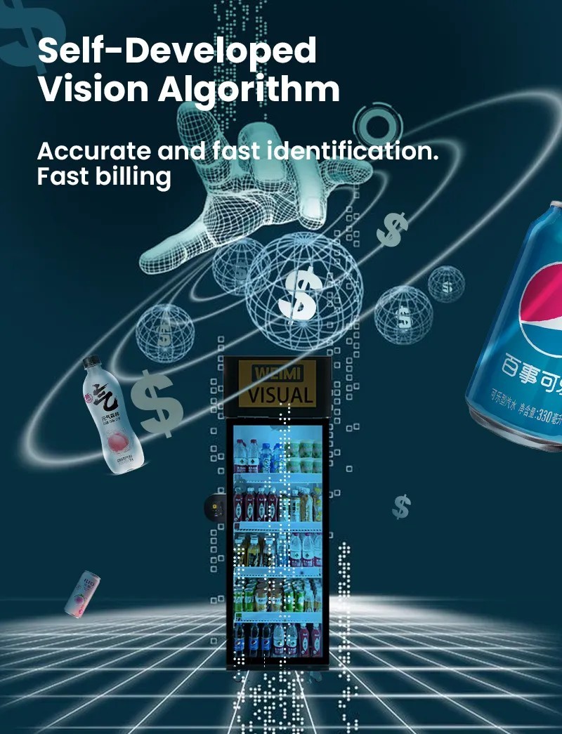 AI Vending Machine Kit for Fridge Conversion with Card Reader