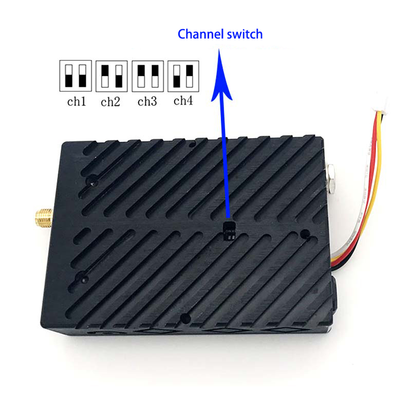 Private Mold 1.2Ghz FPV Wireless Video Transmitter and Receiver Lightweight with 4 Channels 200g