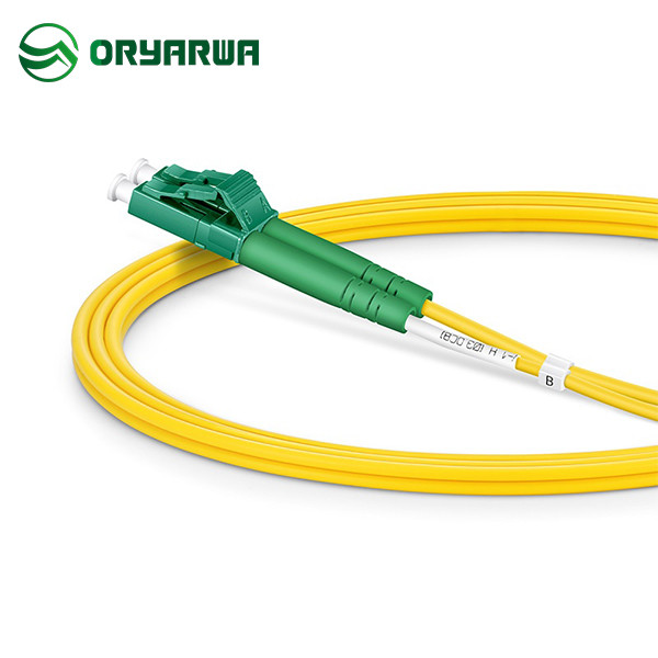 LC APC To LC APC Duplex Fiber Optic Single Mode Patch Cord