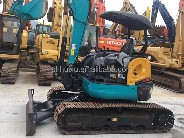Used mini excavator Kubota U55 seond hand Kubota small excavator Japan original Kubota U55 mini digger