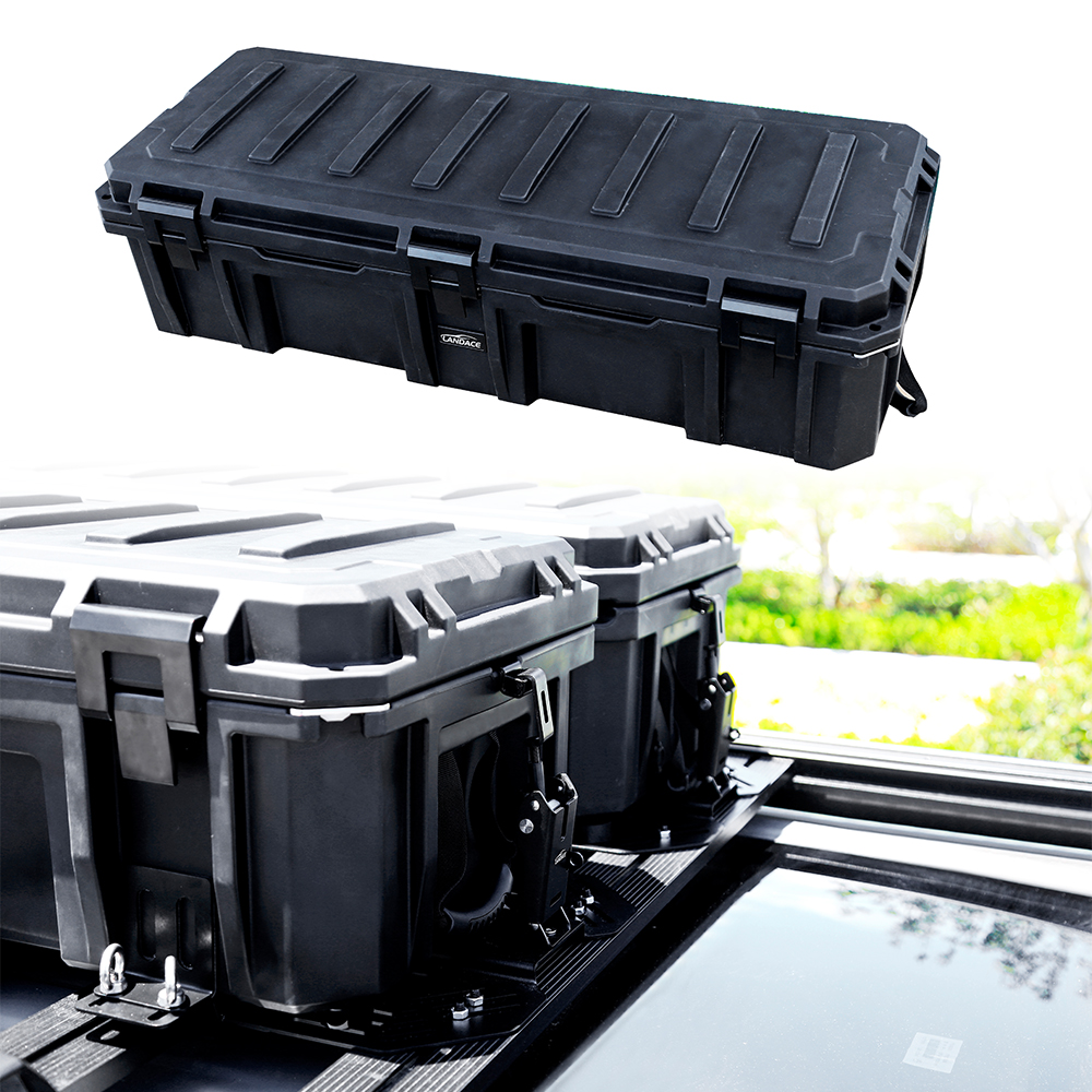 Stainless Steel Roof Rack Mounted Heavy Duty Tool Box Brackets Qingdao Landace Outside
