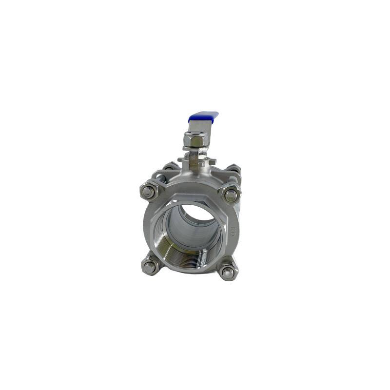 3 PC Stainless Steel SS316/304 CF8 CF8m Ball Valve
