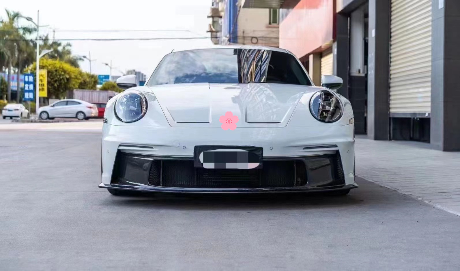Auto Parts for Porsche 911 992 Body Kit 992 Upgraded GT3-style Carbon Fiber Front and Rear Bumpers Spoiler Hood Body Kit