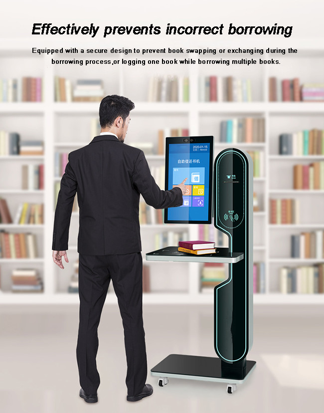 Compact Self Ordering Kiosk Pos System With QR Code Payment