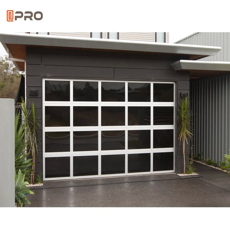 Security Aluminum Garage Door Panels Curtains Sectional Automatic Bi Folding Roller Shutter