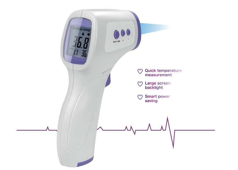 Portable Infrared Forehead Thermometer 3-5cm Measurement Distance