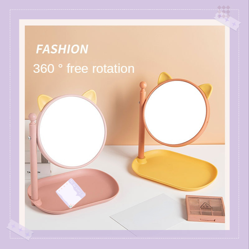 Everyday Fashion Morden Style Pocket Mini Lady Dressing Heart Shaped Makeup Mirror