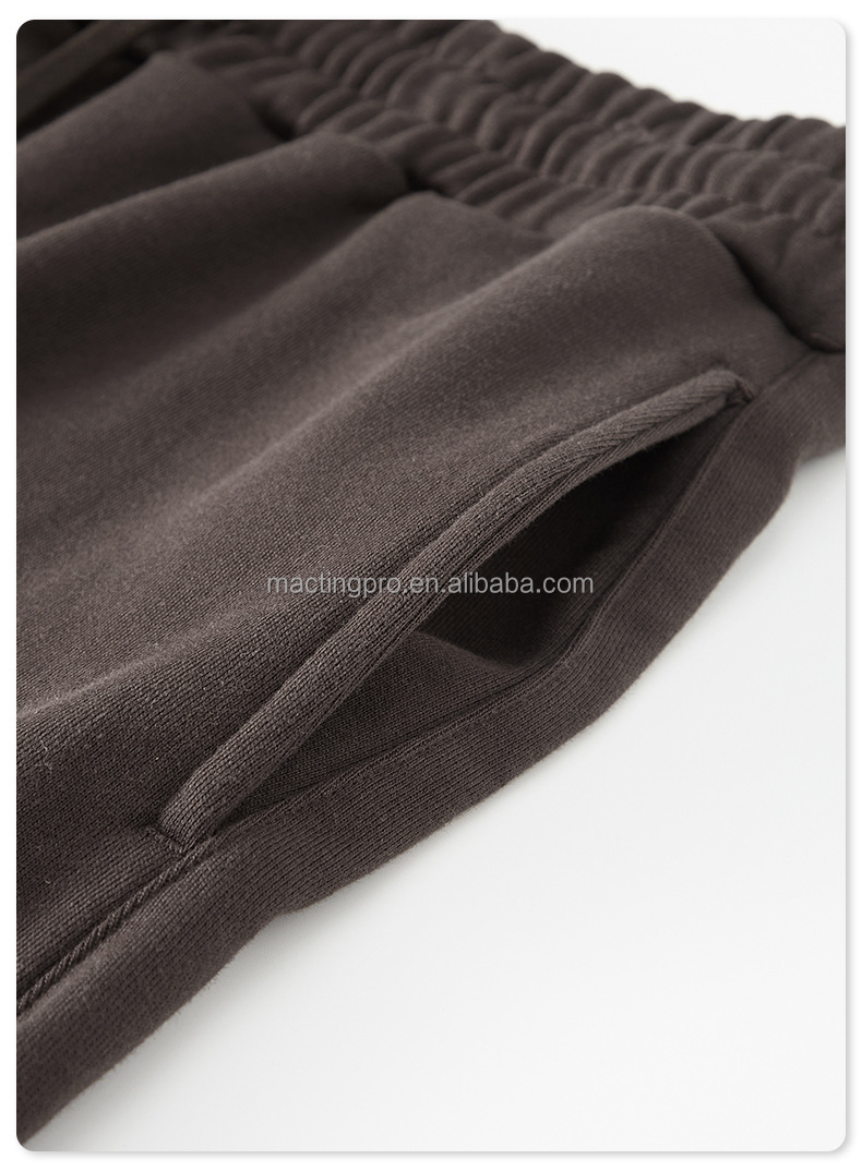 Custom Men's Streetwear Jogger Pants Trousers with Breathable Fabric and Wide Leg Fit