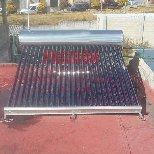 200L Low Pressure Solar Water Heater 20tubes Vacuum Tube Solar Collector