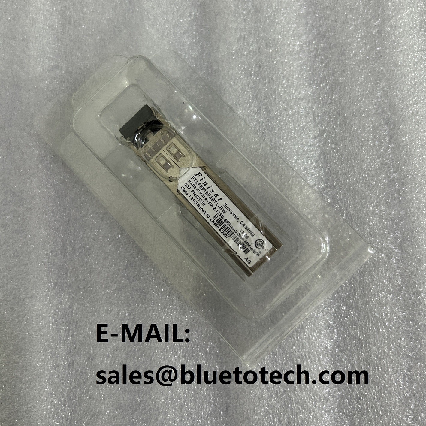 RJ45 Copper SFP Cover Clamshell Transceiver Plastic Box 1.25G 10G RJ45G SFP