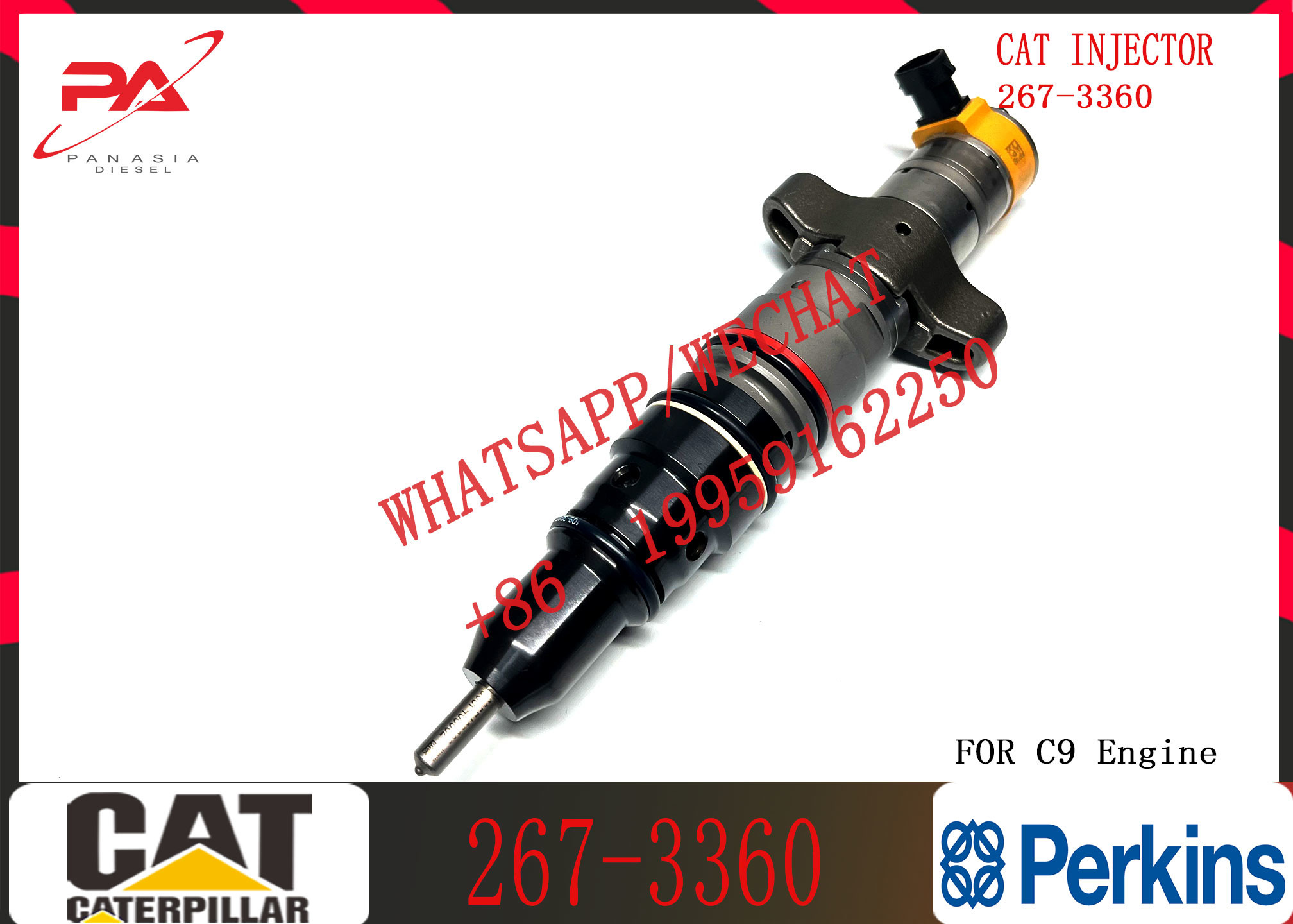 Fuel Injector Assembly 387-9435 53L-8062 387-9437 387-9438 328-2577 20R-9433 235-5261 267-3360