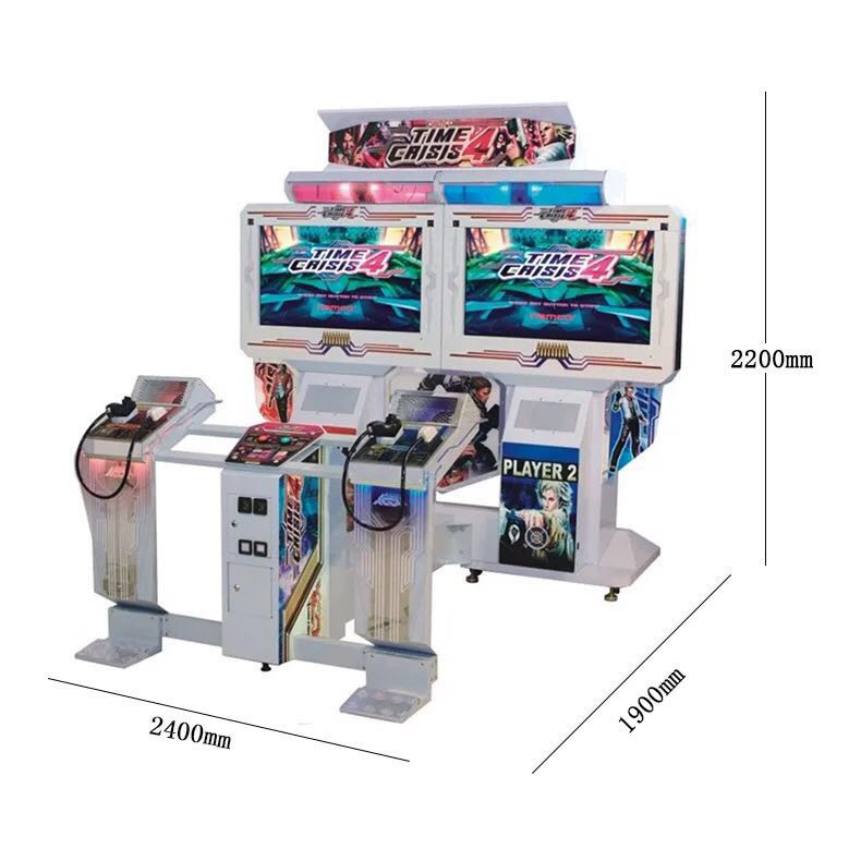 High Performance Time Crisis 4 Arcade Machine , Metal 55" HD Arcade Coin Machine
