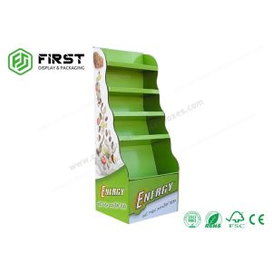 Customized Logo Printing POP Floor Display Cardboard Display Shelf