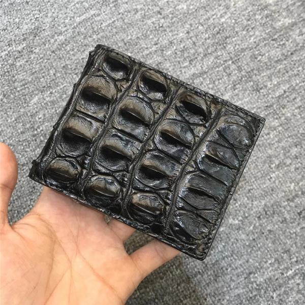 Authentic Exotic Real Alligator Leather Men's Short Card Holders Genuine