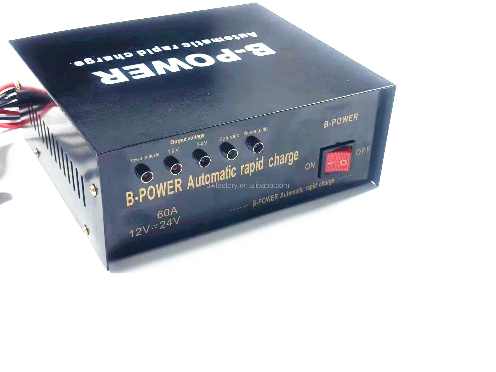 Power Supply Adapter 12V 24V/10A Intelligent Car Battery Charger Pulse Repair Universal AGM GEL VRLA Lead Acid Battery