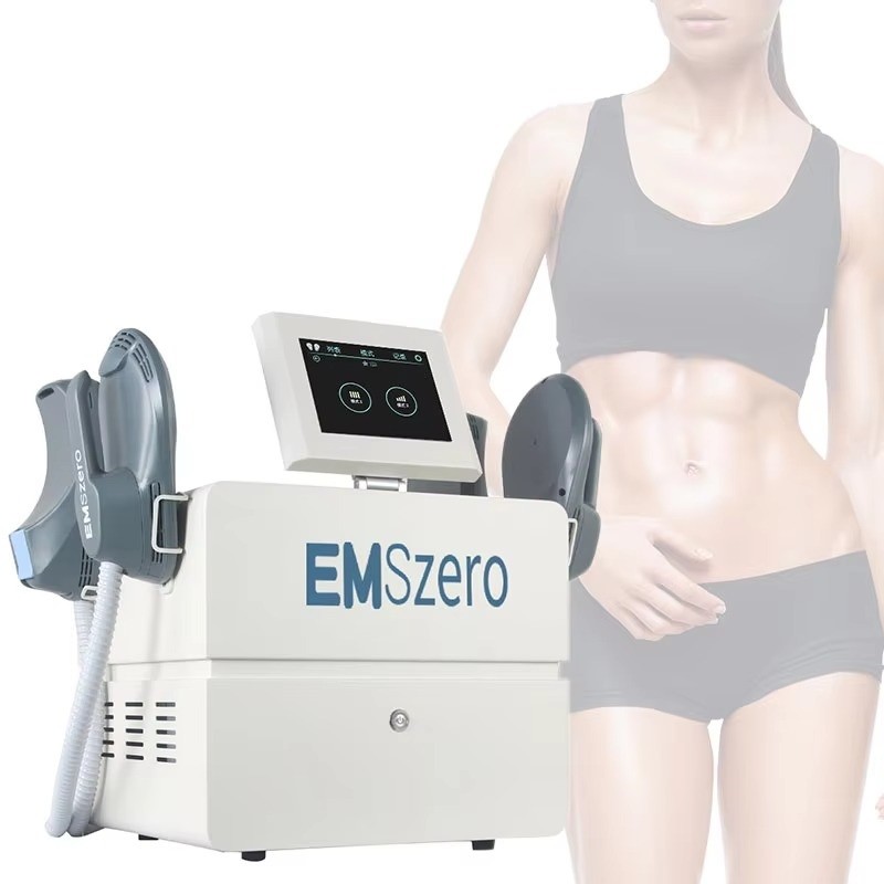 Portable 4 Handles with RF Fat Burning Muscle Building Emslim Mini Body Sculpting EMS Butt Lifting Machine with RF