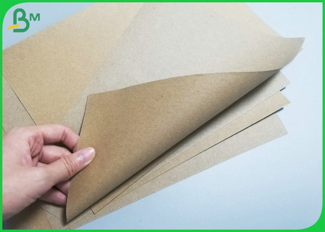 Brown Packaging Kraft paper High Abrasion Resistance As Packing Flower Material
