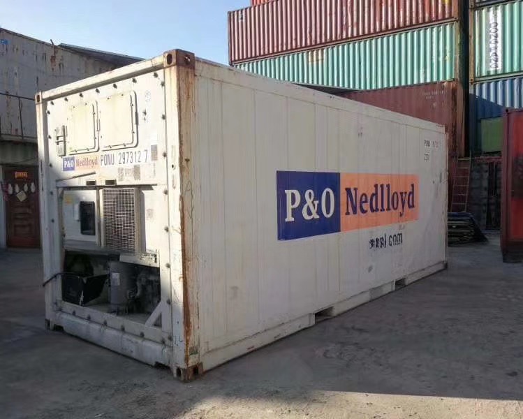 20ft Second Hand Refrigerated Freezer Minus 18 Degree Reefer Container in Dubai Door Opening 2290 x 2246 MM Age 2004-2008