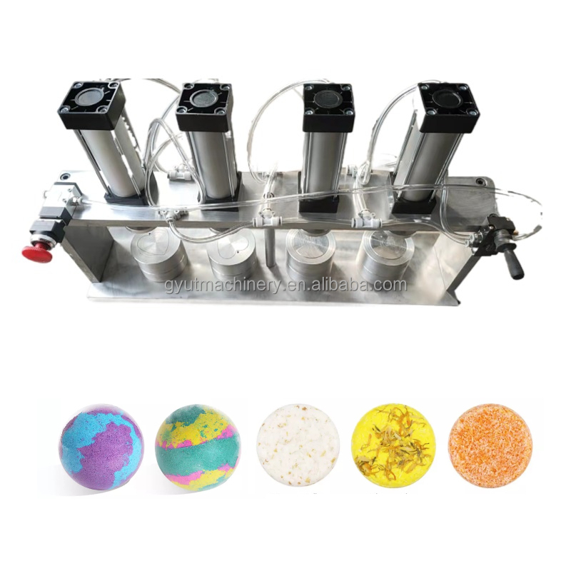 Customized Shape Bubble Fizzy Bath Bombs Making Machine Home Shampoo Bar Soap Presser