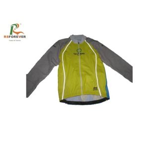 China Windproof Winter Printed Cycling Jerseys With Reflective Strip Mens Jacket on sale