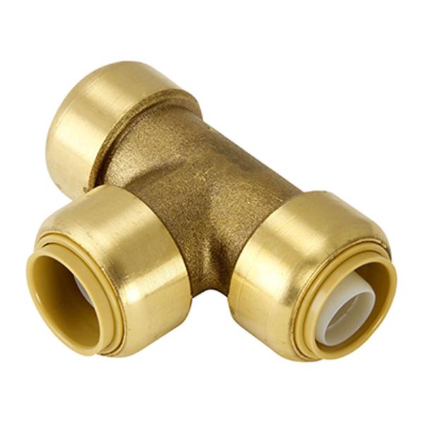 Brass Plumbing Shark Bite Push Fittings 1/2" Coupling Lead Free Quick Connect