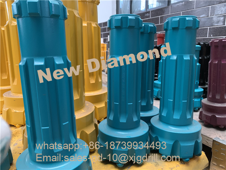 Wear Resistant DTH Hammer Bits Stable Drilling Speed For Quarrying