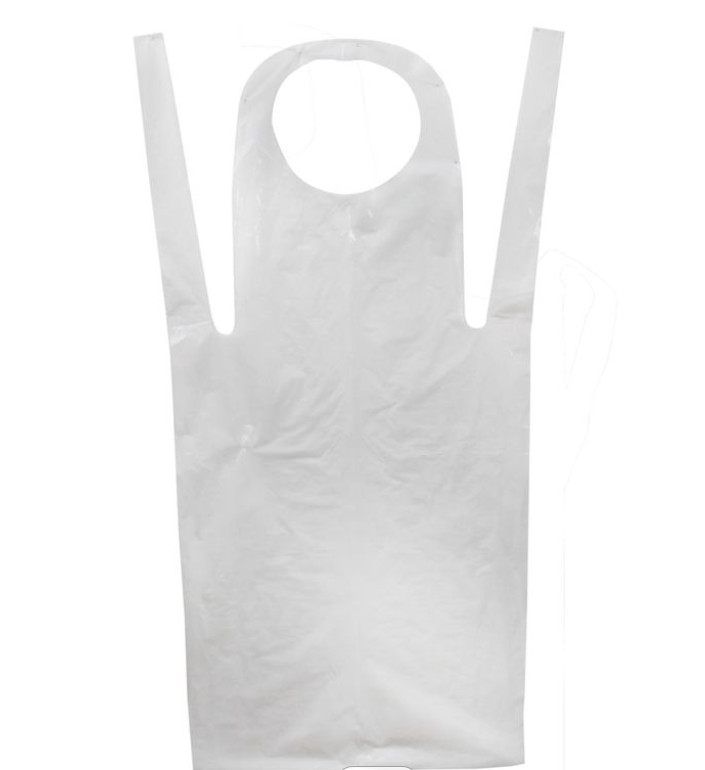Polyethylene Disposable Plastic Apron Water Resistant For Hospitals