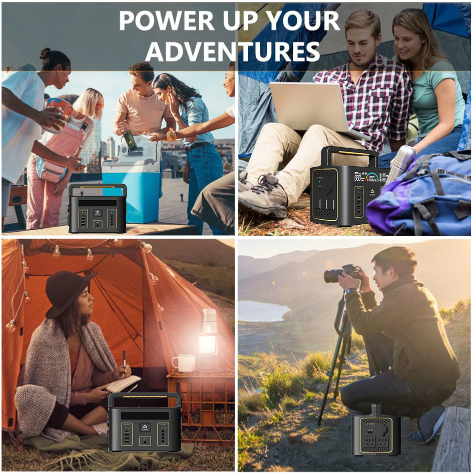 Mini Portable Power Station 500W 300W For Camping