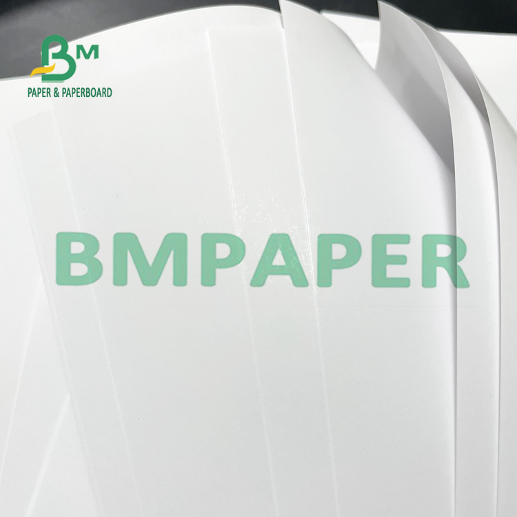 120g 635 x 965mm C2S Matte White Paper Ideal For Greeting Cards