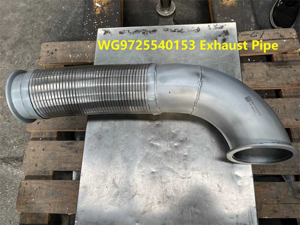 WG9725540153 Exhaust Pipe HOWO Truck Parts
