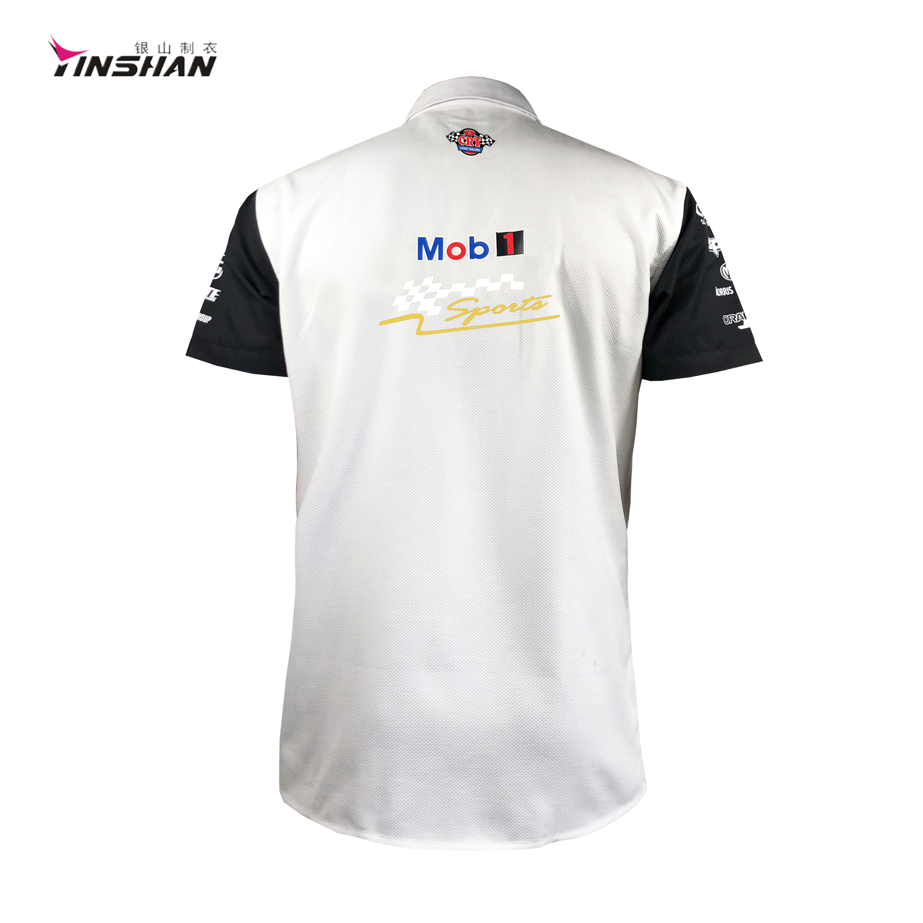 Lightweight Custom Logo Printing Breathable F1 Car Racing and Motorcycle Shirt