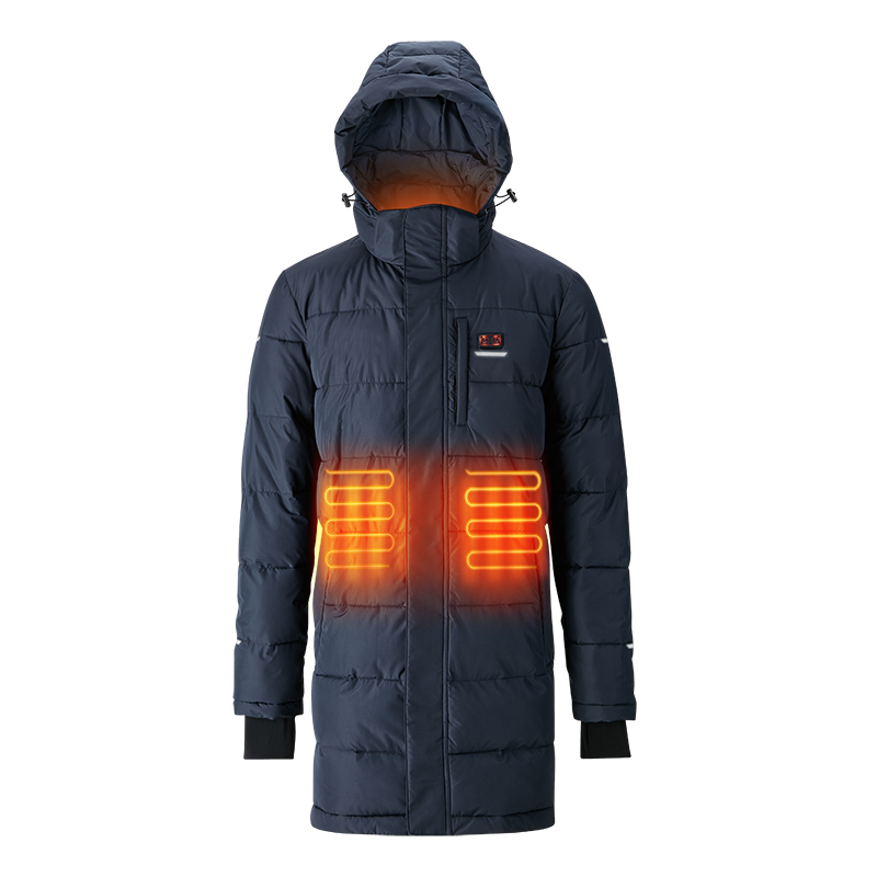 S-3XL Men Electric Heated Jacket Washable Windproof