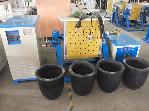 Induction Hardening Equipment 110kw Melting Frunace Manual Tilting For Iron