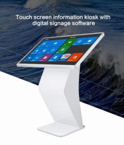  ROHS Self Service 16.7M Touch Screen Information Kiosk Manufactures