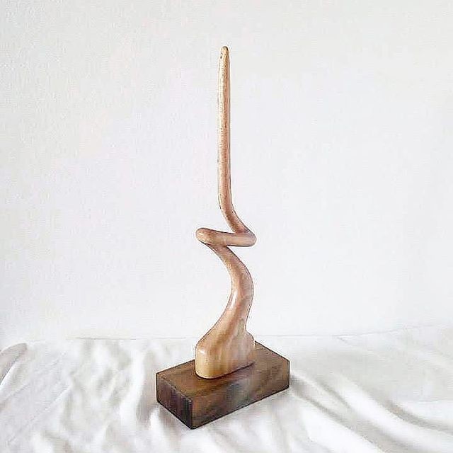 Odorless Fine Natural Wood Art Sculptures Collectible Cartoon Character Design