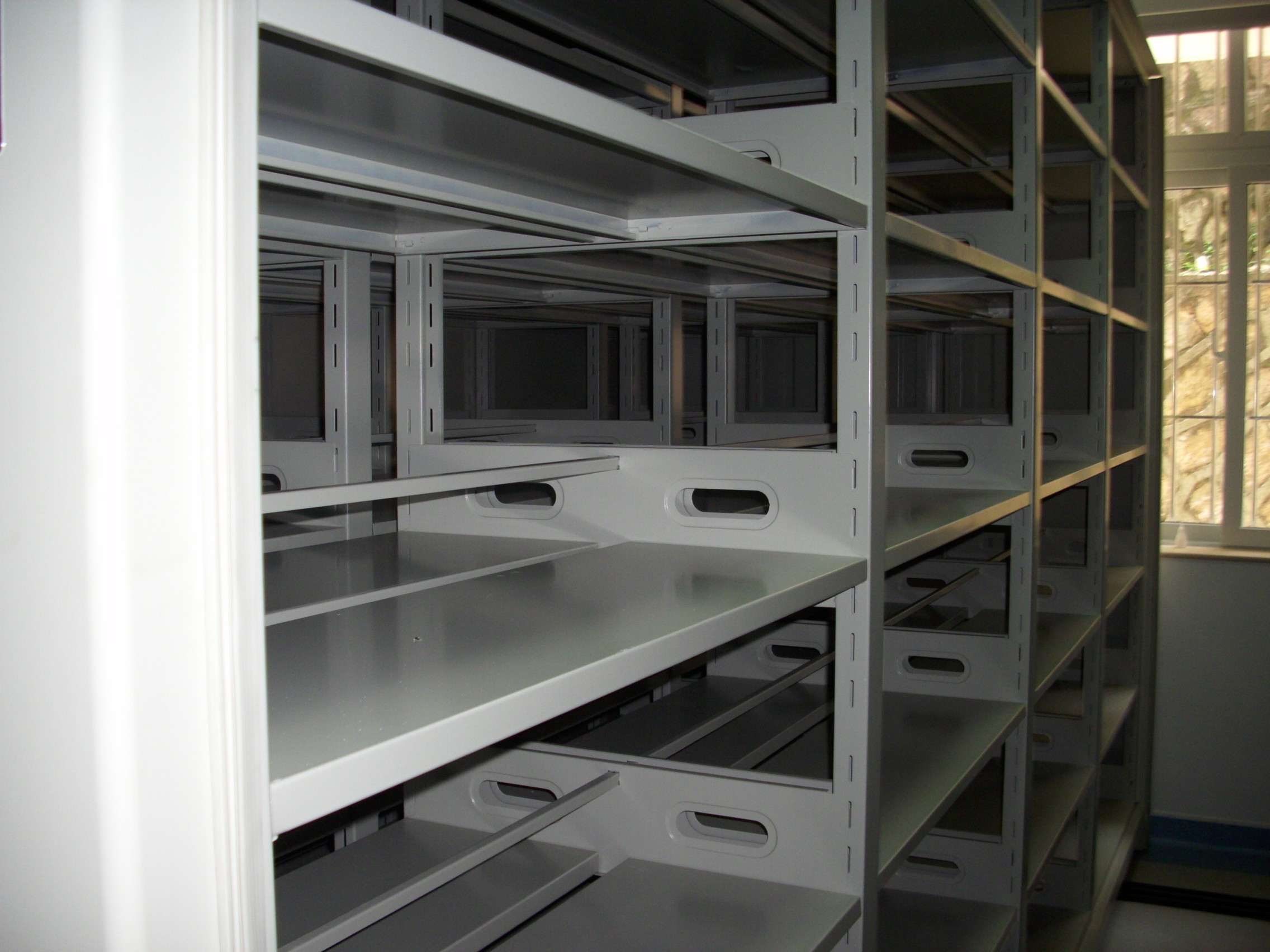 Steel Rolling High Density File Storage Systems For Library / School / Office / Bank