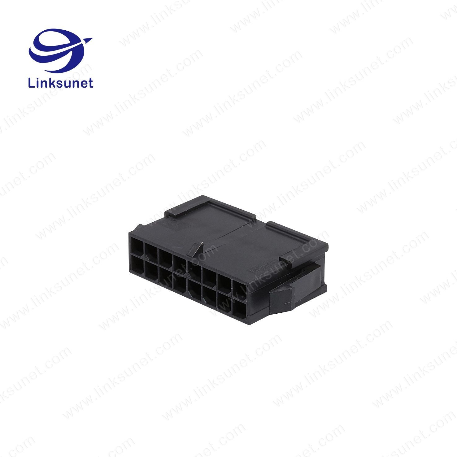 Black 43020 - 0200 Microfit MOLEX Crimp Housing 2 - 24 Circuits UL 94V - 0